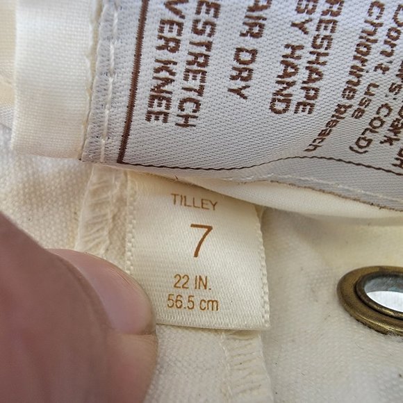 Tilley Endurables Hat Size 7 Beige Breathable Outdoors Camping Hiking - Picture 8 of 12